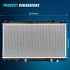 Nilight Radiator for Infiniti Q50 V6 3.5L 3.7L 2014 2015