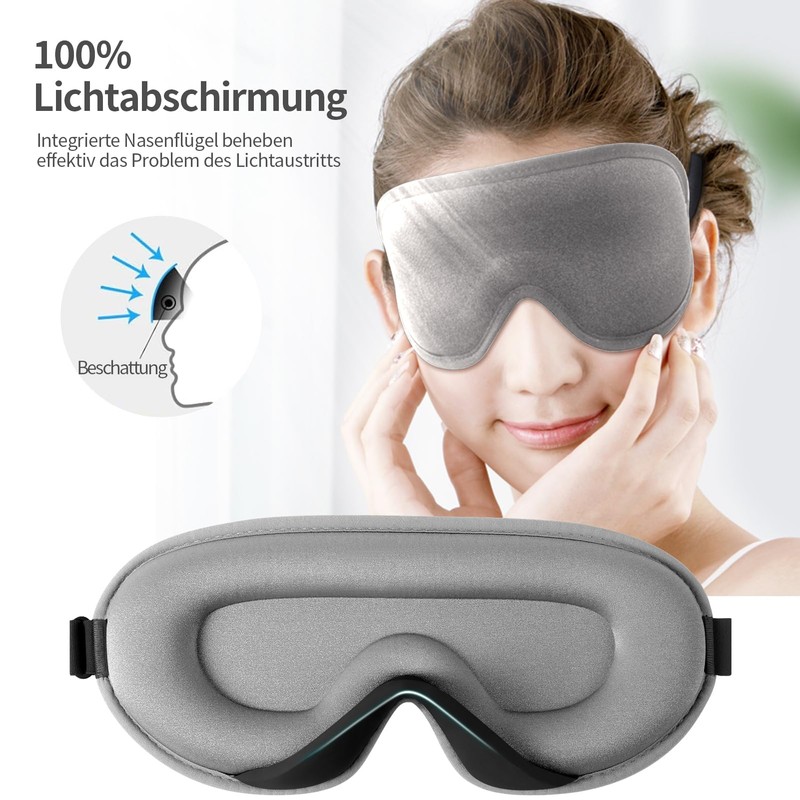 Supefisher Sleeping Mask for Men and Women, 3D Sleeping Mask