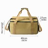 Cookware Bag Portable Oxford Picnic Cookware Storage Bag Waterproof Barbecue
