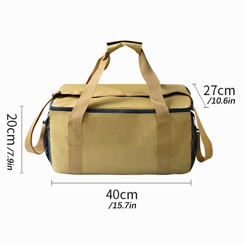 Cookware Bag Portable Oxford Picnic Cookware Storage Bag Waterproof Barbecue