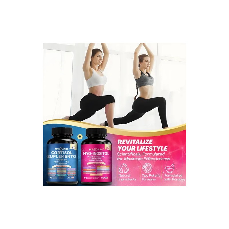 20 In1 Inositol Y 15 In 1 Cortisol 180cáps Cortisol
