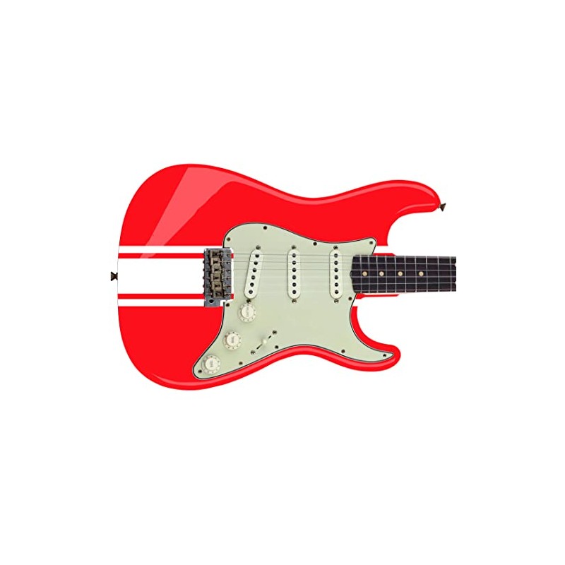 Wide Custom Racing Stripe Decal Stickers for Guitars & Basses.