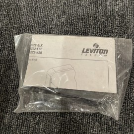 LEVITON QuickPort Modular Furniture Bracket, Black 49222-BLK (LOT OF 10)