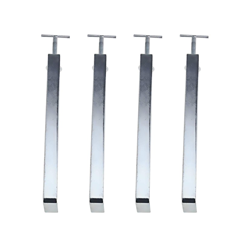 Micro Traders 4Pcs Profile Bricklaying Clamp, 12 Inch Galvanized Steel