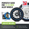 AlloyGator Sky Blue Rim Protector for Car Wheels (Fits 12-24"