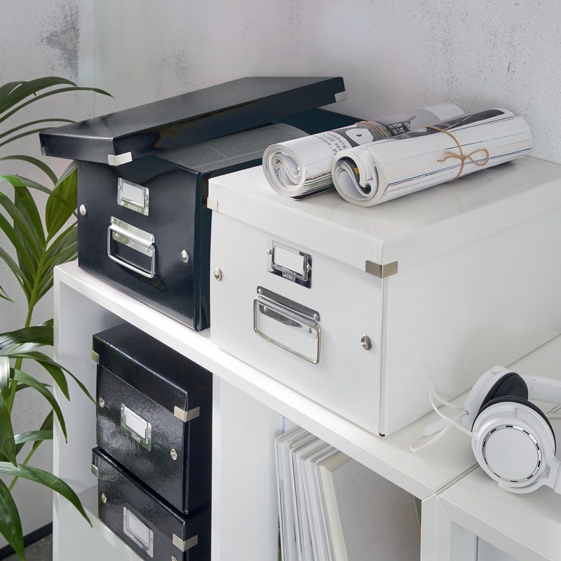 Leitz Storage Box, Black, Click and Store Range, 60420095