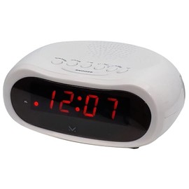 Majestic Sveglia (Sve-232) Digital White S Modern Alarm Clock