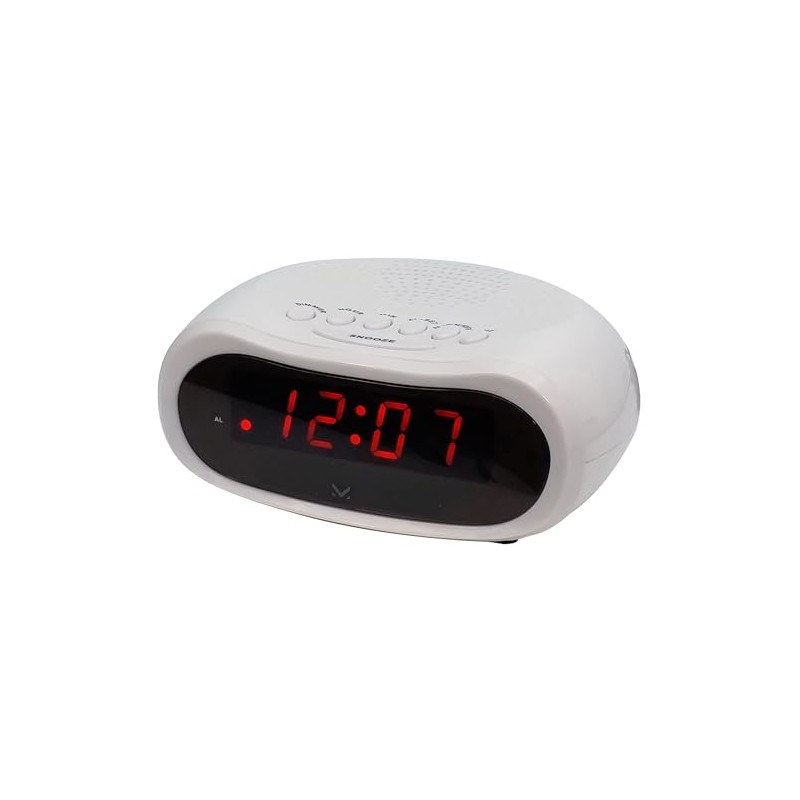 Majestic Sveglia (Sve-232) Digital White S Modern Alarm Clock