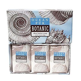 Greenwich Bay Ocean Pur Spa Soap Gift Set, Enriched with Sea Kelp, Shea Butter and Cocoa Butter, 3 x 4.3 oz in Gift Box by Greenwich Bay Trading Company