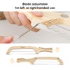 AIEVE Bread Bow Knife For Homemade Bread with 2 Thickness
