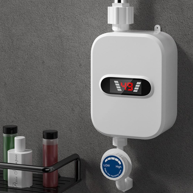 Vislone Instant Water Heaters LCD Digital Display Thermostatic Shower Water