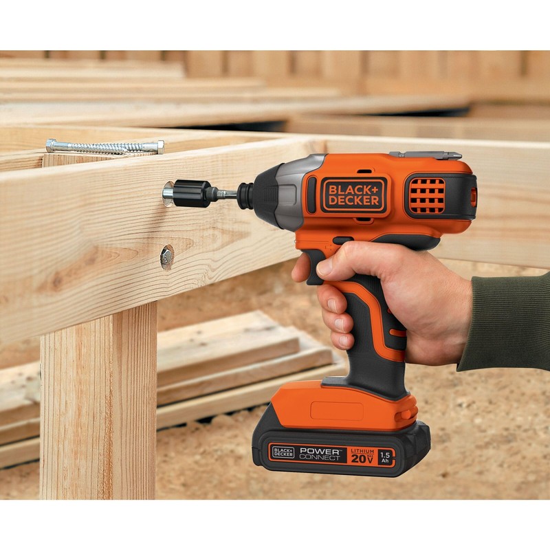 BLACK+DECKER 20V MAX* POWERCONNECT 1/4 in. Cordless Impact Driver Kit