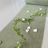 Deko As Shabby Chic table runner in linen look, polyester,