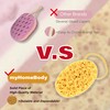 myHomeBody Bath Sponge, Foam Loofah, Body Scrubber for Bathing, Exfoliating