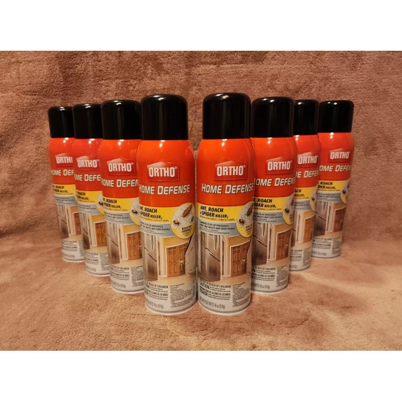 ORTHO Lot of 8: Ortho Home Defense 18 oz. Aerosol