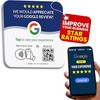 Tap Google Review Plate by TapFive - Tap for Instant