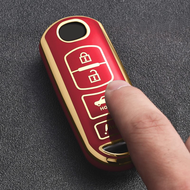 ELOHEI for Mazda Key Fob Cover Case, Compatible with Mazda