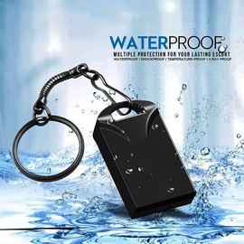 Mini unidades flash USB de 8 GB Memory Stick Drive con adaptador OTG y tipo C/USB-C (negro)