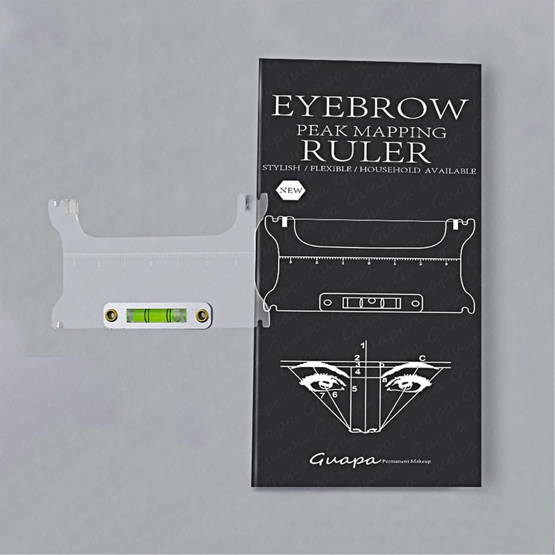 Guapa Professional Eyebrow Mapping Ruler Kit Microblading Eyebrow Ruler with