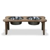 Peaceful Classics Elevated Wooden Dog Feeding Station - Unique Dog