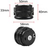 ESUPPORT Universal Car Motor 2" 52mm Digital Red LED Light
