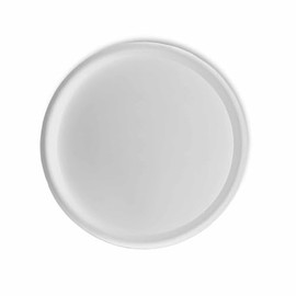 Crescent Garden Universal Round Planter Saucer, Heavy Duty Drainage Dish for Large Plant Pots, Large Plant Dishes Saucer, Indoor & Outdoor Plant Tray - Cloud White (19.75" Inner, 22' Outer Diameter)