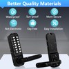 Casmer Upgrade Mechanical Door Lock with Adjustable Deadlatch 2-3/8'' and