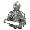 Toilet Paper Holder Tissue Storage Roll Medieval Statue Knight to