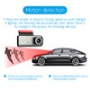 Mulcort Dash Cam Front and Rear Inside, 1080P + 480P