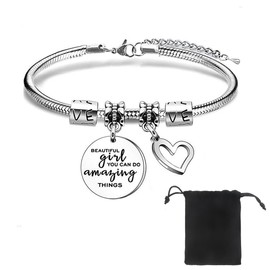 ZKSXOA Women's Bangle Mum Aunt Grandma Mother Day Bracelets Colleague Boyfriend Birthday Wife Girlfriend Valentine's Day Wedding Gift Women Jewellery Sister Daughter Granddaughter Graduation Christmas