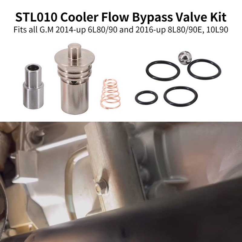 Tektall STL010 Cooler Flow Bypass Valve Kit Compatible with G.M