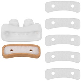 NOLITOY Essenial Oil Blank Inhale-r Tubes Empty Personal Aromatherapys Inhale-r Tubes with 5 Cotton Pads Refillable Essential Oil Inhale-r