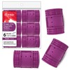 Annie Snap-On Rollers X-Jumbo: 6Pcs Magnetic 1 3/4" Rollers (Purple)