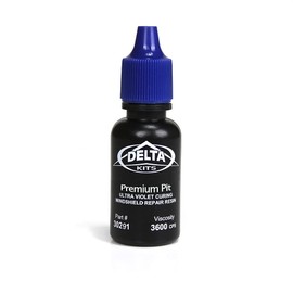 Delta Kits Premium Pit Windshield Repair Pit Filling Resin -15 ml - Final Step in a Professional Windshield Rock RepairChip