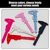 6 Pieces Of Vernier Calipers, Mini Plastic Calipers, Reusable Measurement