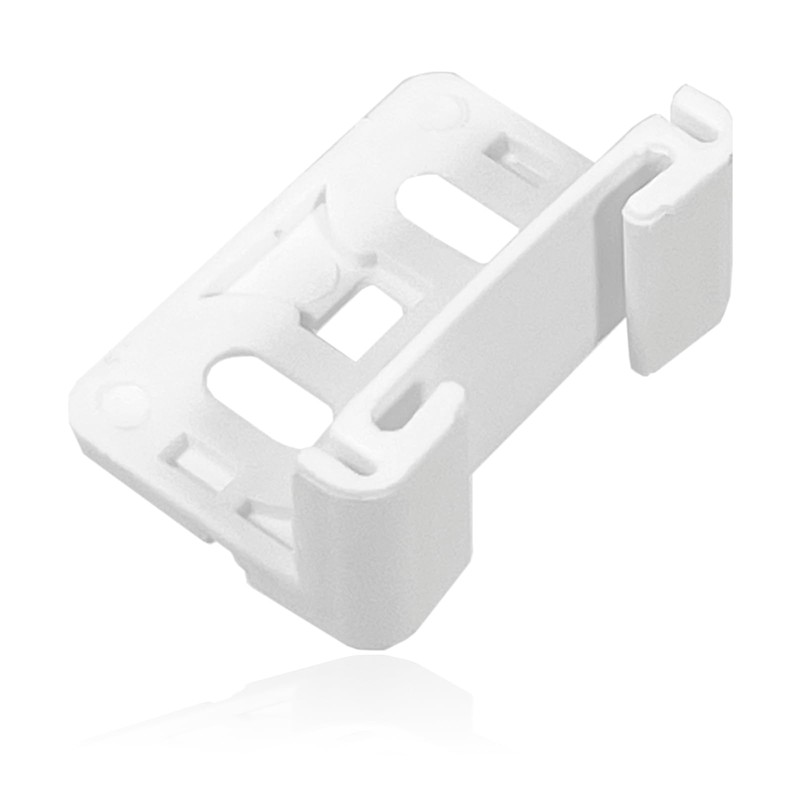 SPARES2GO Door Plastic Mounting Bracket Fixing Slide Kit Compatible with