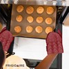 Frigidaire Kelly 2-Pack Cotton and Neoprene Mini Oven Mitts, Heat
