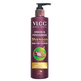 VLCC Champú de Cebolla y Fenogreco - Champú para Mujeres con Aceite de Semilla Negra - Cuidado Capilar para Cabello y Cuero Cabelludo - 300 ml