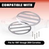 OLIMPOCICLI Corvette Tail Light Louver Cover Kit Fits: 1997-2004 Corvettes,
