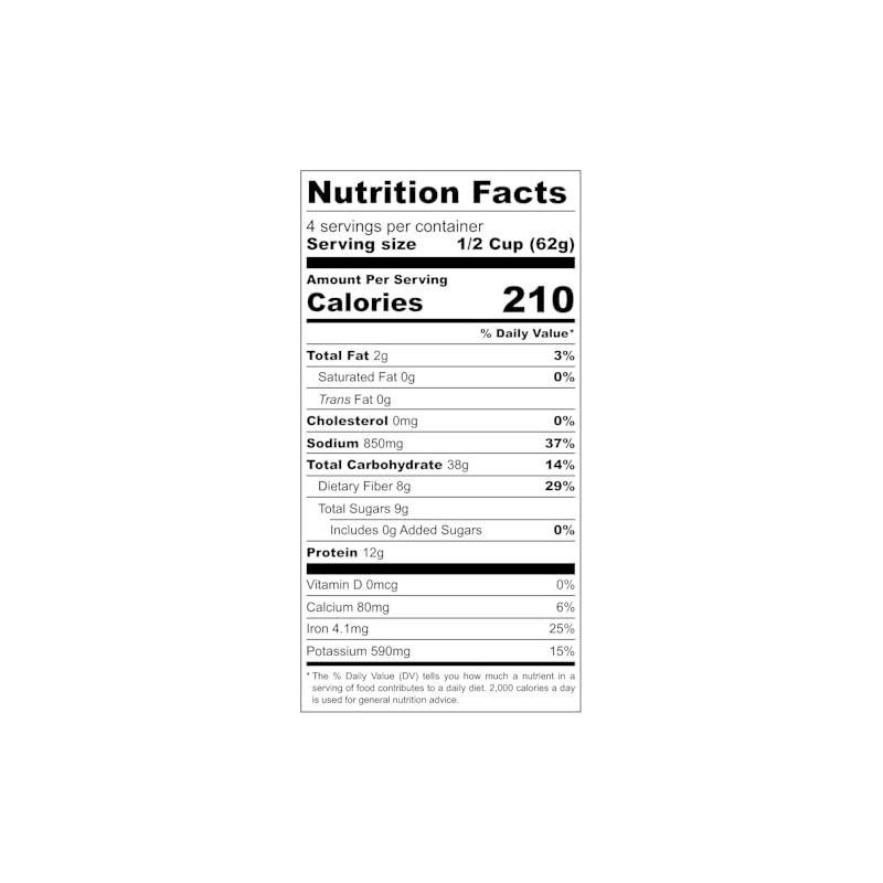 Black Bean Soup, Cuban, 8.7 oz