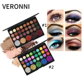 Unbranded VERONNI 29-color eyeshadow matte pearlescent earth-tone eyeshadow smoky makeup m