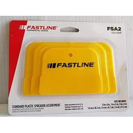 FASTLINE Commercial Grade Standard Plastic Spreader Assortment (3"X4"; 3"X 5"; 3"X6") Made in The USA