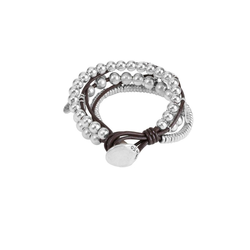 UNOde50 WHAT A MESS Bracelet, Sterling Silver-Plated, Handcrafted in Spain