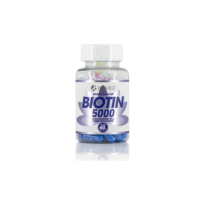 Biotina 5000 Cápsulas Bariatrica Protgt Sabor