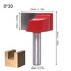 6-Piece Floor Cleaning Cutter Set 8 mm Shank Planer Cutter