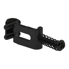 6Pcs Yootones Vintage Style Guitar Tremolo Bridge Saddles Compatible with Fender Strat Stratocaster Electric Guitar (Black)