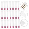Baluue 50pcs Clear Squeeze Tubes for Lip Gloss Reusable Travel