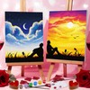 Nuberlic Date Night Painting Kit for Couples Sip and Paint