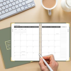 Monthly Planner 2026-2028, 2026-2028 Calendar 36 Months, 8.5" x 11", Jan 2026- Dec 2028,Metal corner protectors with Spiral Bound, 3 Years Academic Planner Perfect for School & Office for Women & Men