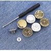 20 Piece Set of Jeans with Metal Buttons That can